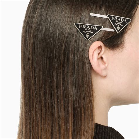 prada hairclips|More.